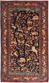 137X230 Bakhtiari Patina Pictorial Rug Oriental (Wool, Persia/Iran) Carpetvista