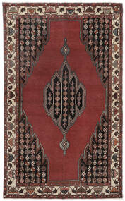 絨毯 ペルシャ リリアン パティナ 132X215 ダークレッド/ブラック (ウール, ペルシャ/イラン)