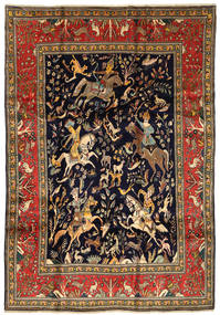  Ghom Kork/Seide Figurativ 210X315 Persischer Wollteppich Carpetvista