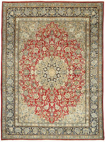  265X370 Kerman Fine Teppich Beige/Braun Persien/Iran Carpetvista