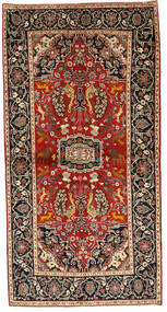  130X255 Kashan Fine Covor Persia/Iran
 Carpetvista