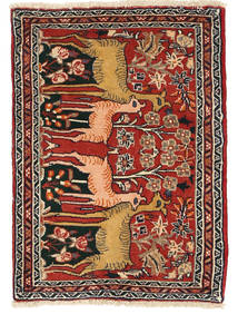 Bidjar Figurativ Teppich 58X76 Wolle, Persien/Iran Carpetvista