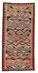  Oriental Kilim Fars Rug 137X282 Wool, Persia/Iran Carpetvista