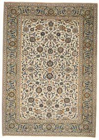  Persischer Keshan Patina Teppich 214X302 Beige/Orange (Wolle, Persien/Iran)