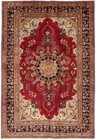  Mashad Fine Rug 203X300 Persian Wool Red/Beige Carpetvista
