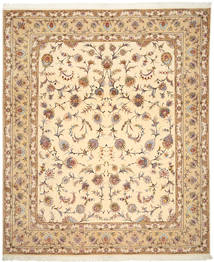 絨毯 ペルシャ タブリーズ 50 Raj シルク製 252X302 大きな (ウール, ペルシャ/イラン)