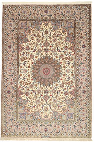 Tappeto Isfahan Ordito In Seta 204X301 (Lana, Persia/Iran)