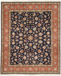  Orientalsk Tabriz 50 Raj Med Silke Teppe 205X254 Persia/Iran Carpetvista