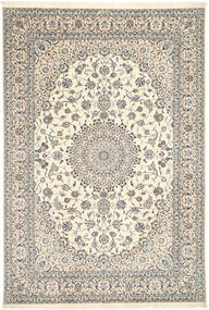 208X306 Nain 6La Habibian Rug Oriental Beige/Grey ( Persia/Iran) Carpetvista