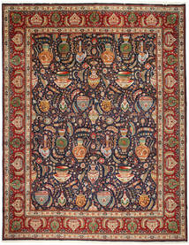  300X384 Tabriz Fine Matot Matto Punainen/Tummanpunainen Persia/Iran Carpetvista