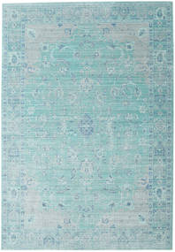 Maharani 200X300 ブルー ストライプ 絨毯