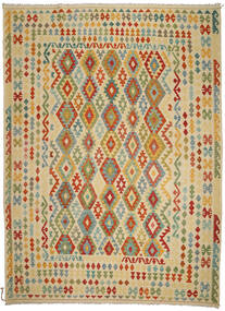  Kilim Afghan Old Style Rug 254X344 Wool Large Carpetvista