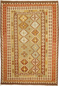  Kilim Afghan Old Style Rug 203X289 Wool Carpetvista