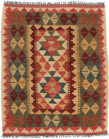  89X112 Small Kilim Afghan Old Style Rug Wool, Carpetvista