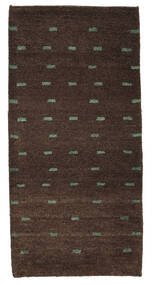 62X130 Gabbeh Indo Fine Rug Modern (Wool, India) Carpetvista