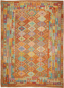  Kilim Afghan Old Style Rug 263X366 Wool Large Carpetvista