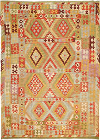  205X290 Kelim Afghan Old Stil Teppich Wolle, Carpetvista