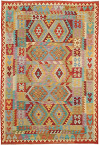 214X310 Tapis D'orient Kilim Afghan Old Style (Laine, Afghanistan) Carpetvista