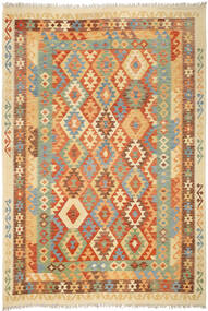  Kilim Afghan Old Style Tapis 199X287 De Laine Carpetvista