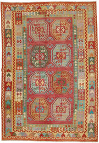  Kilim Afghan Old Style Rug 213X307 Wool Carpetvista