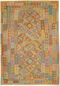 207X301 Kilim Afghan Old Style Tappeto Lana, Carpetvista