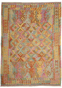  Oriental Kilim Afghan Old Style Rug 213X295 Wool, Afghanistan Carpetvista