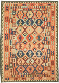  Kilim Afghan Old Style Rug 212X299 Wool Carpetvista