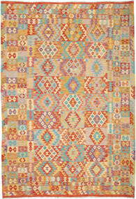  Kelim Afghan Old Stil Teppich 206X296 Carpetvista