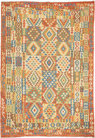  Kelim Afghan Old Stil Teppich 203X296 Carpetvista
