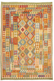  Kilim Afghan Old Style Tappeto 198X293 Di Lana Carpetvista