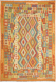  Kilim Afghan Old Style Tapis 205X300 De Laine Carpetvista