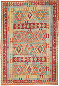  205X300 Kilim Afghan Old Style Tapis Laine, Carpetvista