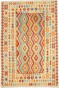  Kilim Afghan Old Style Tapis 208X302 De Laine Carpetvista