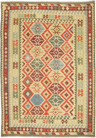  Kilim Afghan Old Style Rug 208X290 Wool Carpetvista
