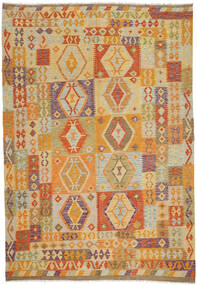 201X290 Kilim Afghan Old Style Rug Oriental (Wool, Afghanistan) Carpetvista