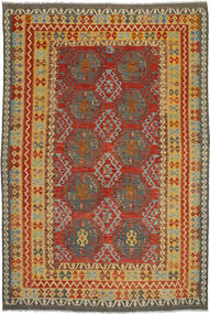  201X299 Kilim Afghan Old Style Rug Wool, Carpetvista