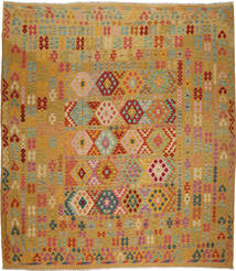  260X290 Large Kilim Afghan Old Style Rug Wool, Carpetvista