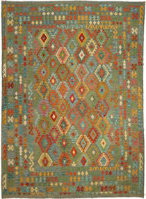  Kilim Afghan Old Style Rug 253X346 Wool Large Carpetvista