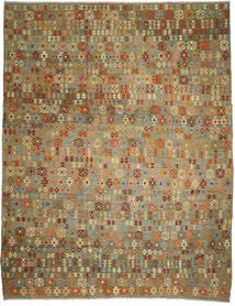  312X398 Large Kilim Afghan Old Style Rug Wool, Carpetvista