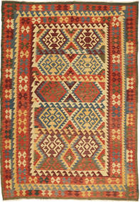  Oriental Kilim Afghan Old Style Rug 202X289 Wool, Afghanistan Carpetvista