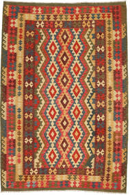  Kilim Afghan Old Style Rug 201X294 Wool Carpetvista