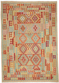  207X292 Kilim Afghan Old Style Alfombra Lana, Carpetvista