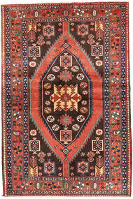  145X221 Medallion Small Hamadan Rug Wool, Carpetvista
