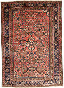  141X202 Medallion Small Hosseinabad Rug Wool, Carpetvista