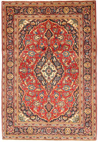 Keshan Teppich 132X194 Wolle, Persien/Iran Carpetvista