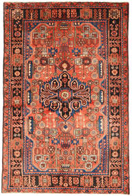 Nahavand Teppich 137X209 Wolle, Persien/Iran Carpetvista