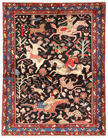  Persischer Nahavand Figurativ Teppich 148X196 (Wolle, Persien/Iran)
