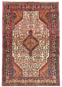 Nahavand Teppich 136X199 Wolle, Persien/Iran Carpetvista