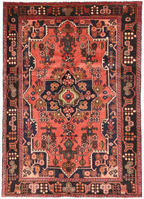  Orientalisk Nahavand Matta 138X197 Ull, Persien/Iran Carpetvista