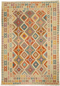 200X300 Kilim Afghan Old Style Rug Oriental (Wool, Afghanistan) Carpetvista